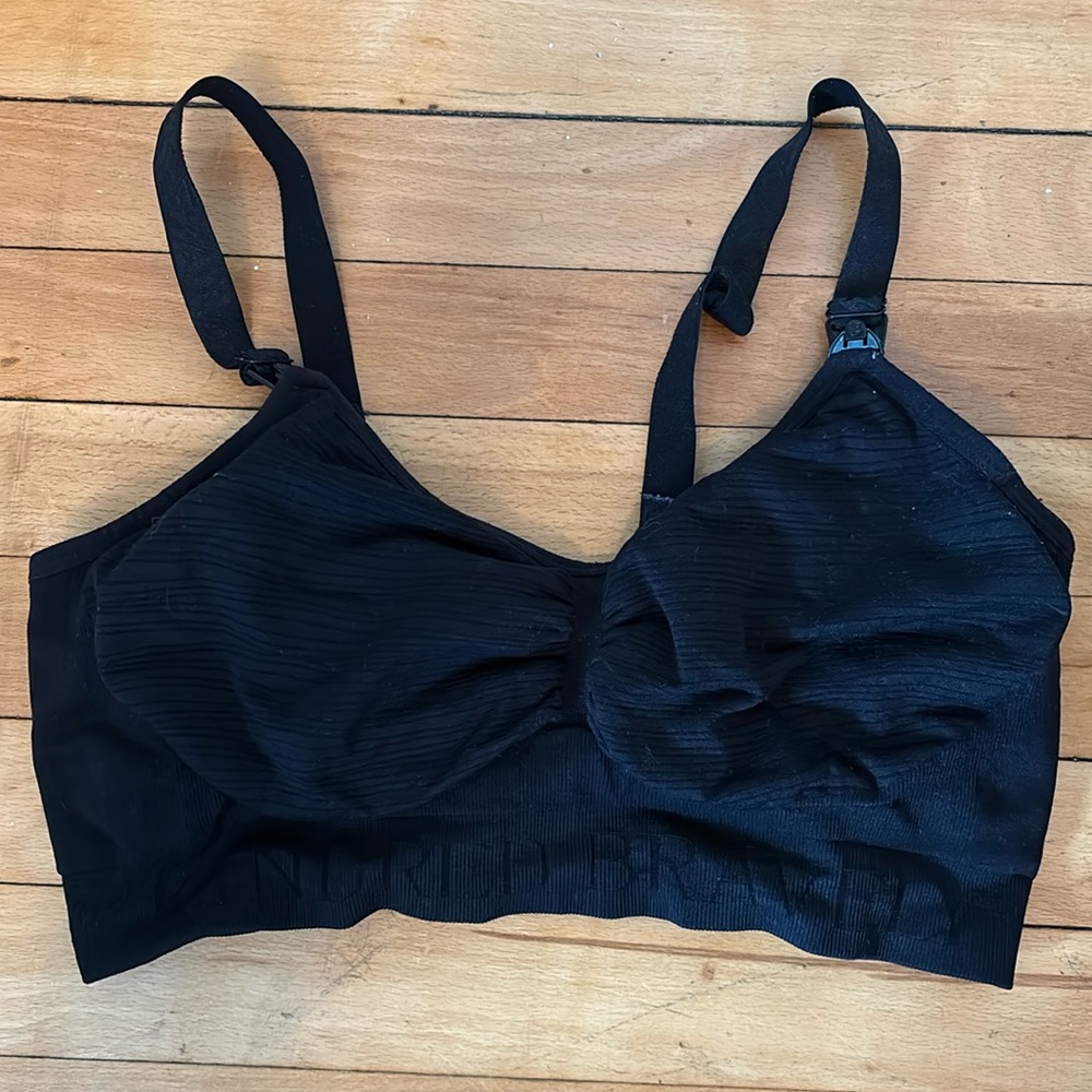 Kindred Bravely Sublime® Hands-Free Pumping & Nursing Bra | Black - Small-Busty